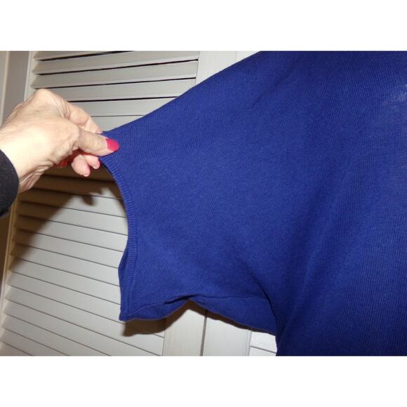 Lord & Taylor linen/cotton poncho type top M EUC - Picture 2 of 4